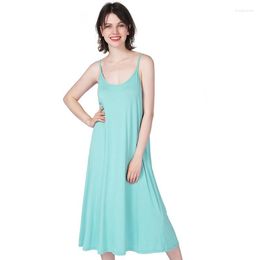 Women's Sleepwear SEXY Women Spaghetti Strap Nightdress Sleepshirt Casual Elastic Cotton Nightgown PLUS SIZE Nightwear Homewear 6XL 7XL