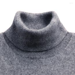 Men's Sweaters Turtleneck Men Cashmere Cotton Blend Pullover Jumper 2022 Autumn Winter Sweater
