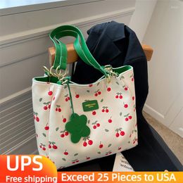 Evening Bags Floral Tote Bag Large Big Shoulder Women 2022 Trend Cute Summer Beach Purses And Handbags Hobos