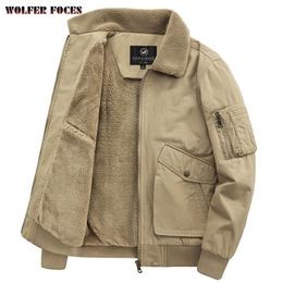Erkek ceketler askeri rüzgarlık kampı adam ceket kış büyük boyut taktik giysiler ısıtma sıradan rüzgar kırma lüks hurtan ceket 220930