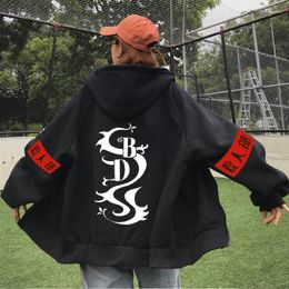 Men's Hoodies Men's & Sweatshirts Tokyo Revengers Print Sweatshirt Hoodie Women/Men Harajuku Manga Zipper Coat Men Women Hooded