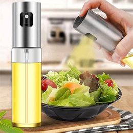 Herb Spice Tools Oils Spray Glass Bottle Olive er Acid Dispenser Kitchen Vegetable Camping Fitness Less Barbecue 220930