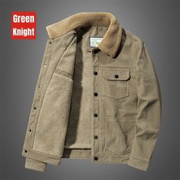 Mens Jackets jacket autumn and winter fashion brand highend quality tooling leisure large business cashmere thick cotton warm coat 220930