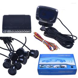 Car Rear View Cameras Cameras& Parking Sensors Sensor Reverse Backup Radar LCD Display 12V 8 22mm Voice Auto Detector System Kit For All