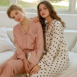 Home Clothing 2022 Women Sleepwear Casual Pyjamas Set Viscose Nightwear Lounge Wear Clothes Soft Lingerie Two Piece Suit Pyjamas
