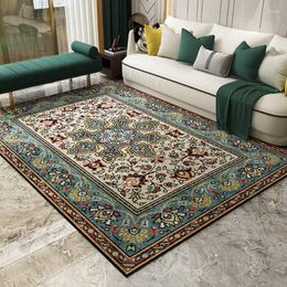 Carpets European Court Style For Living Room Big Size High Quality Home Carpet Bedroom Thicken Parlor Rug Vintage Persian