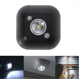 Night Lights Mini PIR Infrared Motion Sensor Lamp LED Light Magnetic Wall Cabinet Wireless Stairs