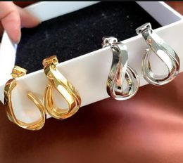 Mode Frauen baumeln Perlen Ohrring Hoop neue einzigartige geformte Marke B Buchstaben Anhänger mit Logo glänzende nicht verblassende Damen Kronleuchter Ohrringe B0 -2-2