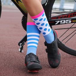 Sports Socks Professional 6 Colours Unisex Cycling Athletic Sport Breathable Mesh Running Road Bike Bicycle For Men Women