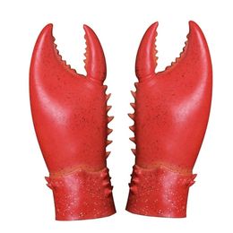 Novelty Games 1 Pair Crab Lobster Claws Gloves Spoof Crayfish Pliers Eco-friendly Cosplay Funny Party Latex Pretend Play Game Toy 220930