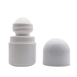 Plastic Roll On Bottles White Empty Roller Bottle 30cc Rol-on Ball Bottle Deodorant Perfume Lotion Light Container