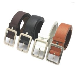 Belts Chain Link Belt For Men Men's Casual Faux Leather Buckle Waist Strap Mobile Phone