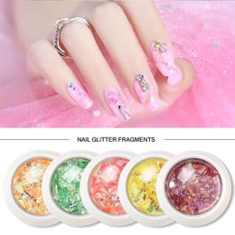Nail Glitter DIY Irregular Nails Sequins Art Decoration Chunky Holographic Fine Chrome Dipping Powder