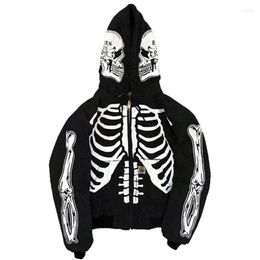 Y2k Brand Men's Hoodies Rhinestone Zipper Oversized Sweatshirt 2024 Summer Gothic Hoodie Men's Grunge Hooded Coat Street Retro Clothes Y2k Hoodie 4403