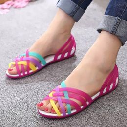 Sandals 2022 Arrival Summer For Women Beach Shoes Jelly Flat Slippers Female Sandalias Feminias Ladies Chaussure Femme