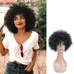 Africa Afro Curly Wigs Short Loose Wave Hair Wig Factory Supply Wholesale