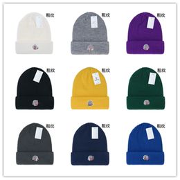 Yeni Tasarımcı Moda Beanies Şapkalar Erkek ve Kadın Modelleri Bonnet Kış Beanie Örme Yün Şapka Plus Kadife Kapak Skoriler Kalın Maske Saçak Şapkalar Üstü Gerçek Saç Top H5