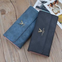 Wallets Autumn and winter new wallet women's bag cover-style ladies wallet long soft face Korean large-capacity clutch L220929