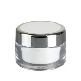 double wall pp cream jar plastic cosmetic container makeup sample jar cosmetic packaging bottl