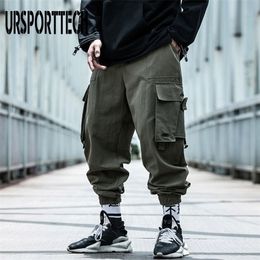 Pantaloni da uomo Cargo Uomo Hip Hop Harem Pant Streetwear Harajuku Track Jogger Pantaloni sportivi in cotone Techwear Pantaloni maschili 220930
