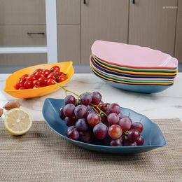 Plates Fruit Plate Home Living Room Plastic Tray Office Candy Snack Melon Seeds Nut Dried