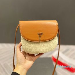 Designer -Mini Bag Flap Crossbody Shoulder Clutch Bags Soft Women Handbags Small Purse Quality Plush Cashmere Genuine Leather Letter Hardware Dinner Hand Bags Pouc