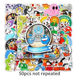 50PCS/Lot Mixed Skateboard Stickers Cartoon Game For Car Laptop Pad Bicycle Motorcycle Helmet PS4 Phone DIY Decals Pvc Guitar Sticker