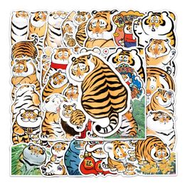 50PCS/Lot Mixed Skateboard Stickers Fat Tiger For Car Laptop Pad Bicycle Motorcycle Helmet PS4 Phone DIY Decals Pvc Guitar Sticker