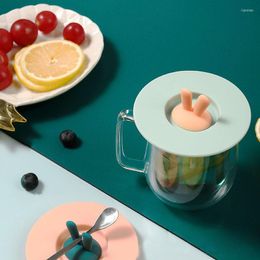 Table Mats Creative Silicone Lid Leakproof Dustproof Ceramic Tea Cup Water Universal Cover Sealing Bowl Multipurpose