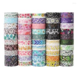 Gift Wrap 10pcs/set Paper Tape Decoration Diy Material Sticker Flower Ins Stationery Supplies Scrapbooking Craft Standard