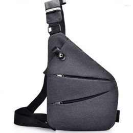 Outdoor Bags Men Travel Business Fino Bag Burglarproof Shoulder Holster Anti Theft Security Strap Digital Storage Chest Sports