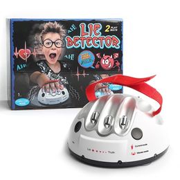 Novelty Games Polygraph Test Tricky Funny Adjustable Adult Micro Electric Shock Lie Detector Shocking Liar Truth Party Game Consoles Gifts Toy 220930