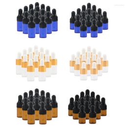 Storage Bottles Glass Dropper Bottle 15 Pack Small Dropping Empty For Essential Oils Cuticle Body Tincture