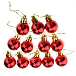 Party Decoration 12Pcs Hanging Balls Delicate Chic Fashion Round Christmas Ball For Store El