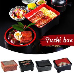 Dinnerware Sets Bento Lunch Boxes For Office Japanese Healthy Meal Prep Container Snack Box With Lid Kids School Sushi Eel