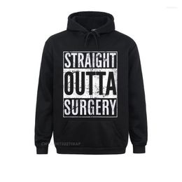 Men's Hoodies Men's & Sweatshirts Vintage Straight Outta Surgeon Zip Hoodie Design Slim Fit For Men Sportswears Simple Style