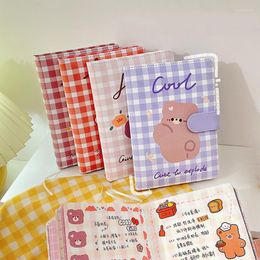 Cute Imitation Leather Notebook 100 Sheets Korea Style Diary Planner Agenda Student Girl Handbook School Stationery