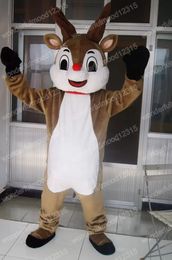 Performance Brown deer Mascot Costumes Carnival Hallowen Gifts Unisex Outdoor Advertising Outfit Suit Holiday Celebration Cartoon Character Outfits