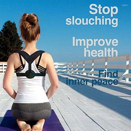 Men's Body Shapers Men's Back Posture Corrector Prevent Slouching Relieve Pain Straps Clavicle Support Brace Drop Adjustable Unisex Hop