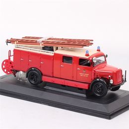 Diecast Model car Kids 1/43 Scale 1941 Magirius Deutz S3000 SLG Germany Fire Truck Engine Ladder Lorry Diecasts Toy Vehicles Car Models Replica 220930