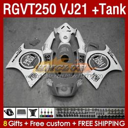 Fairings & Tank OEM For SUZUKI RGVT RGV 250CC 250 CC 1988-1989 Bodys 159No.161 RGV250 VJ21 SAPC RGVT250 RGV-250 88 89 RGVT-250 RGV-250CC 1988 1989 ABS Fairing grey glossy