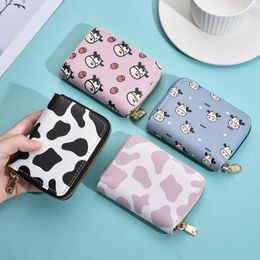 Card Holders Wallet Cow Bag Large Capacity Small Purse Carteira Masculina