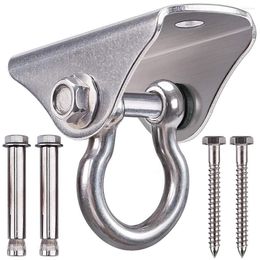 Accessories Ceiling Mount Anchor Stainless Steel Hanging Kit Swing Hanger With 2 Expansion Bolt & Screws For Yoga Hammock/Boxing/Gym