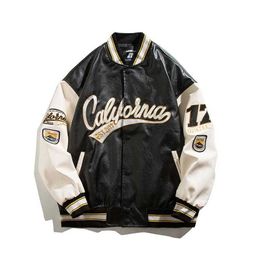 Jacket Varsity Baseball Mens Men Designer Clothing Women Bomber Coats Harajuku Japanese Racer Streetwear Motorcycle Coats pm DY88