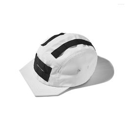 Ball Caps PUPIL TRAVEL PT-822 Techwear Low Profile Strapback Unstructured Waterproof Baseball Cap Hip Hop Style Punk Streetwear Hat