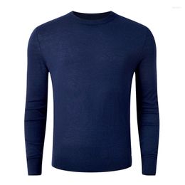 Men's Sweaters Men's Lightweight Merino Wool Crewneck Sweater Underwear T Shirt -Warm Winter Man Clothes Tops