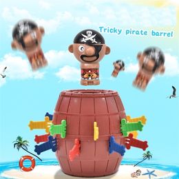 Novelty Games Funny Kids Children Lucky Gadget Jokes Tricky Pirate Barrel Bucket Kiddie Toy 220930