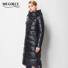 Mens Down Parkas MIEGOFCE Fashionable Coat Jacket Womens Hooded Warm Parkas Bio Fluff Parka Coat Hight Quality Female Winter Collection 220930