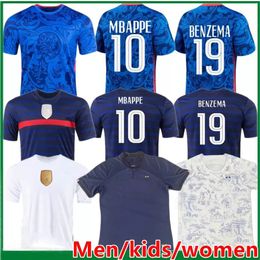 2022 BENZEMA MBAPPE GRIEZMANN soccer jersey 2023 POGBA GIROUD FRENCH KANTE Maillot de foot equipe Maillots kids kit women Men football shirt