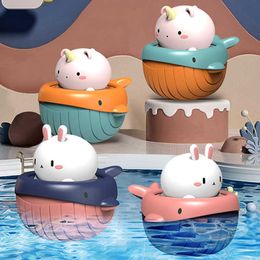 Baby Bath Toys Baby Bath Toys Swimming Pool Water Game Classic Wind-up Clockwork Cartoon Animals Shower Water Toys For Infant 0 24 Months T220930